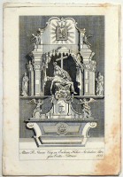 Altare B. Mariae Virg. in Ecclesia Holics Archidiaec Strigon Gottu Nittrien. 1835.