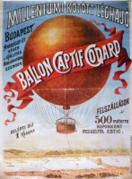 Ballon Captif Godard. Milleniumi kötött léghajó [1896]. - Budapest Andrássy-út végén a kiállítás főbejáratával szemben. [Reprint kiadás, 1987.]