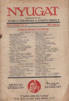 Móricz Zsigmond - Babits Mihály (szerk.) : Nyugat XXV. évfolyam 9-10. sz. 1932. május