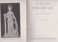 Hekler, Anton : Die Kunst des Phidias