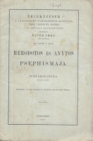 Schwarz Gyula : Herodotos és Anytos psephismája