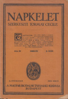 Tormay Cecile : Napkelet. 1924.febr.; II. évf. II. sz.