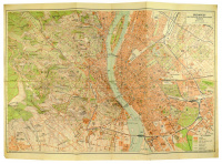 Budapest belterülete és a Hegyvidék térképe (1930)