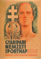 Légrády Sándor (1906-1987) : Gyáripari Nemzeti Sportnap. 1942. augusztus 16-án, délután a Beszkárt-Spotpályán.