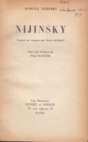 Nijinsky, Romola : Nijinsky