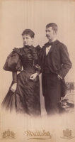 Strelisky Sándor : Dr. Dézsi Lajos és felesége - Visit fotó, 1901.