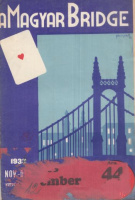 A Magyar Bridge. 12.sz., 1934. nov.-dec.  - A Magyar Bridgeszövetség hivatalos lapja