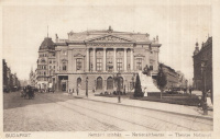 Budapest. Nemzeti Színház. - Nationaltheater. - Théatre National.