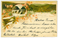 Plitviczai Tavak - Lacs de Plitvica. (1899) [Plitvicei-tavak, horvát: Plitvička jezera]