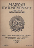 Magyar Iparművészet 1915/6.sz. (Háborús világ)