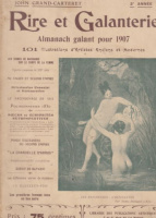 Grand-Carteret, John : Rire et galanterie - Almanach curieux et galant por 1907.