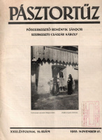 Császár Károly (szerk.) : Pásztortűz XXIII. évf.21. sz., 1937. nov 15. - Erdélyi irodalmi és művészeti folyóirat