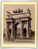 Brogi, Giacomo : MILANO. Arco della Pace, costruito col disegno di Cagnola
