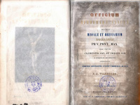 Vilsecker, F. J. (Franz Joseph) : Officium Hebdomade Sancte secundum Missale et Breviarium RomatumPh. V. Pont. Max.