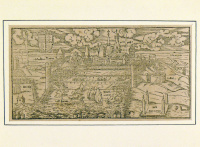 [Buda látképe, 1588] S. MÜNSTER, 1588. Fametszet 