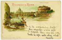 Ricordo di Roma.  Castel S. Angelo. (1902)