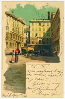 Genova.  Piazza della Zecca. 