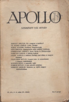 Apollo IV.évf. 3-4. sz. (IX. kötet) - Évnegyedes folyóirat  - 