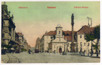 Budapest.  Rákóczi út. - Rákóczi Strasse.  (1912)