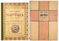 Szent Ferenc Naptára az 1908. szökő évre. IV. évf. / Szent Ferenc Naptára 1914. közönséges évre. X. évf.