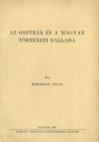 Boronkay Antal : Az osztrák és a magyar történeti ballada