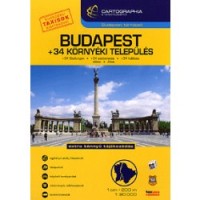 Budapest + 34 környéki település - Atlasz - 1:20.000