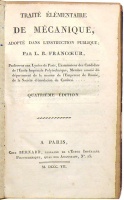 Francoeur, Louis Benjamin : Traité élémentaire de mécanique, adopté dans l'instruction publique