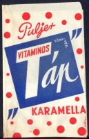 Puljer vitaminos táp karamella - cukroszsacskó