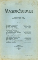 Magyar Szemle, 1938/3. sz.