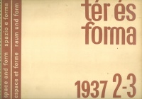 Tér és Forma - 1937/2-3