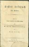 Tillich, Ernst : Erstes lesebuch für Kinder