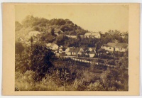 Eperjesi hegyoldal, házak. (1893, amatőr fotó)