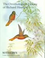 Sotheby's : The Ornithological Library of Richard Howard 