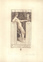 Kulhanek, Stanislaus (1885-1970) : Ex Libris Dr. Josef Lenze