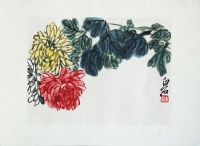 071.     QI BAISHI (Chi Pai Shih) : (Chrysanthemums.)