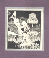 Sassy Attila (1880 - 1967) : Erotikus nyomat [Leszbikus pár]