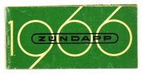 ZÜNDAPP 1966. (motor reklámfüzet-naptár)