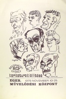 Rózsahegyi György (graf.) : -- karikatúrakiállítása - Eger, 1978.