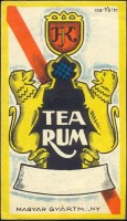 1168. Tea Rum (italcímke) – ismeretlen gyártó (HJK?). 