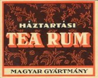 1111. Háztartási Tea Rum (italcímke) – ismeretlen gyártó. 