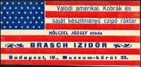 0092. Brasch Izidor cipő raktára, Budapest.