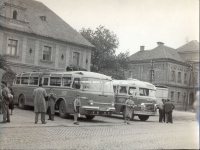 149.     UNKNOWN - ISMERETLEN : [Ikarus 55 and Ikarus 35 type buses], cca.1960.