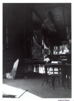 210.     RAPAICH, RICHARD : EMKE café on the morning of 30. October, 1956. Later enlargement.