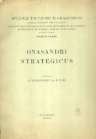 Korzenszky R. - Vári Rudolf (Ed.) : Onasandri Strategicus