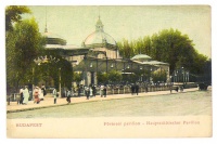 Budapest. Fővárosi pavillon / Hauptstadtischer Pavillon. - Kávéház.