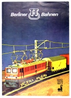 Berliner TT Bahnen 1976-1977.  [vasútmodell katalógus]