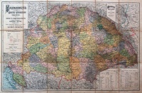 224. Magyarország és Horvát-Tótország térképe. Iskolai és magánhasználatra.<br><br>[Map of Hungary and Croatian lands. For school and private use.] : 