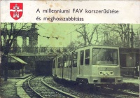 229. A millenniumi FAV korszerűsítése és meghosszabbítása. [brosúra]<br><br>[Modernisation and renewal of the 100 years old (Budapest) underground railway line]. [brochure] : 