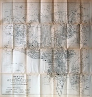 258.  Buxey’s New Map of Southampton from the Ordnance and Actual Surveys. [térkép]  : 