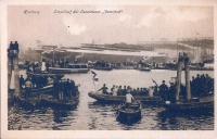 285. Hamburg. Stapellauf des oceanreisen „Vaterland”. [képeslap]<br><br>[Hamburg. Float of the „Vaterland” ocean liner]. [postcard] : 
